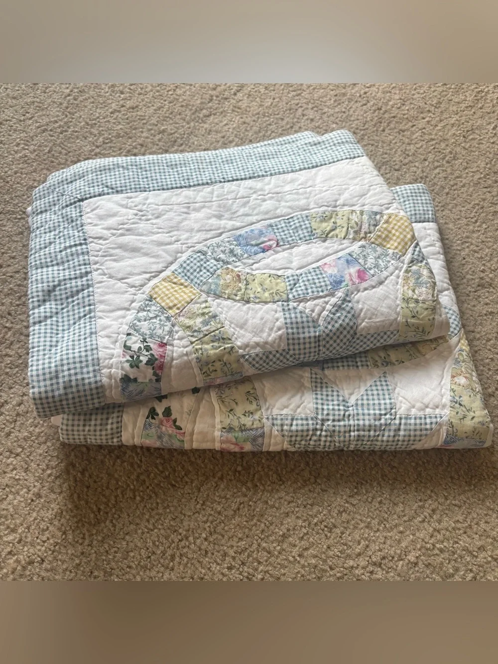 JCPenney home collection cotton patchwork cottage quilted standard pillow shams